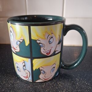 Disney Tinker Bell Green and Yellow Character Panel Mug